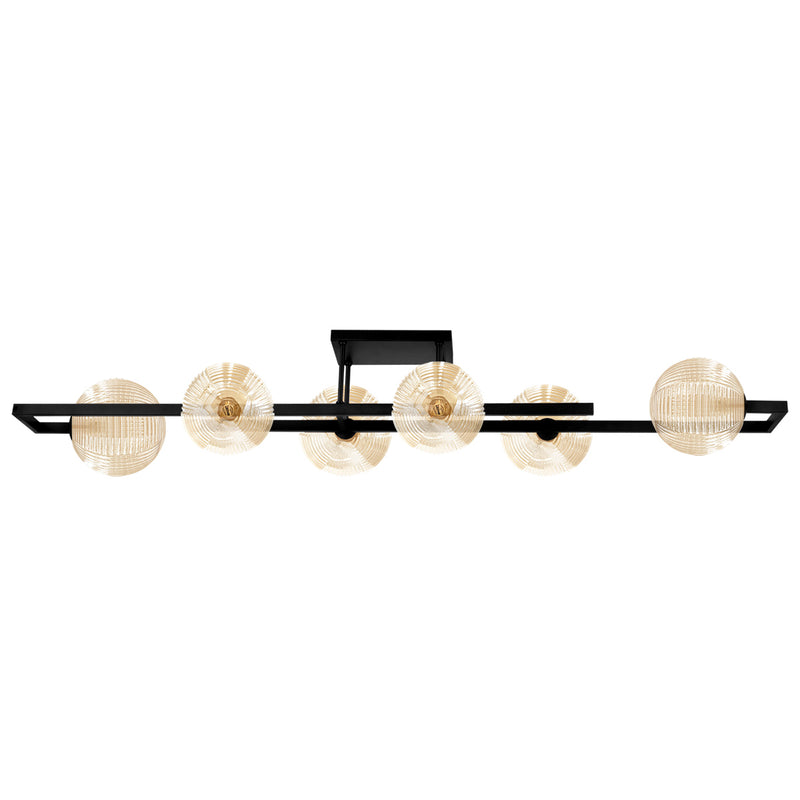 Kaja Emir 6L monorail ceiling lamp G9 H 18.0cm