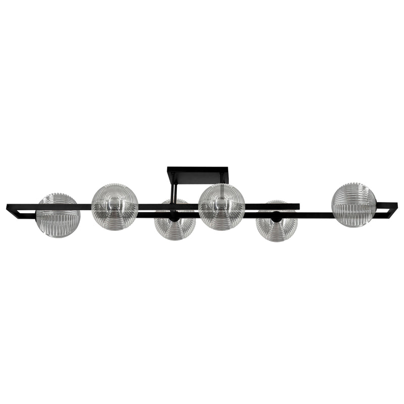 Kaja Tores 6L monorail ceiling lamp G9 H 18.0cm
