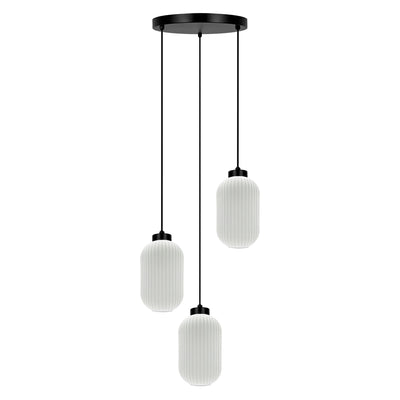 Kaja Vilar 3L pendant lamp E27 H 100.0cm
