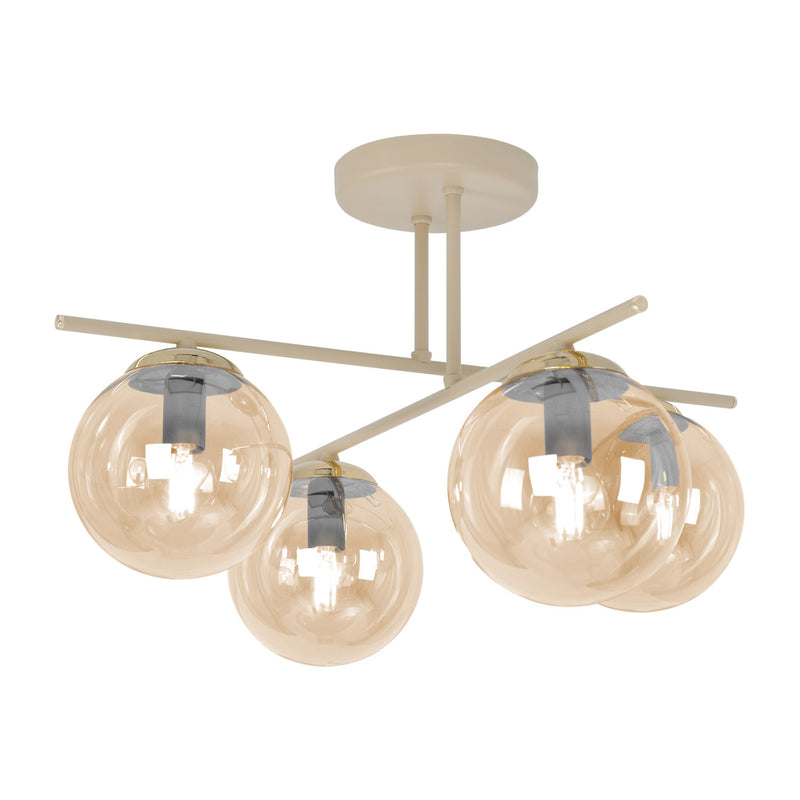 Kaja Felix 4L ceiling lamp E14 H 30.0cm
