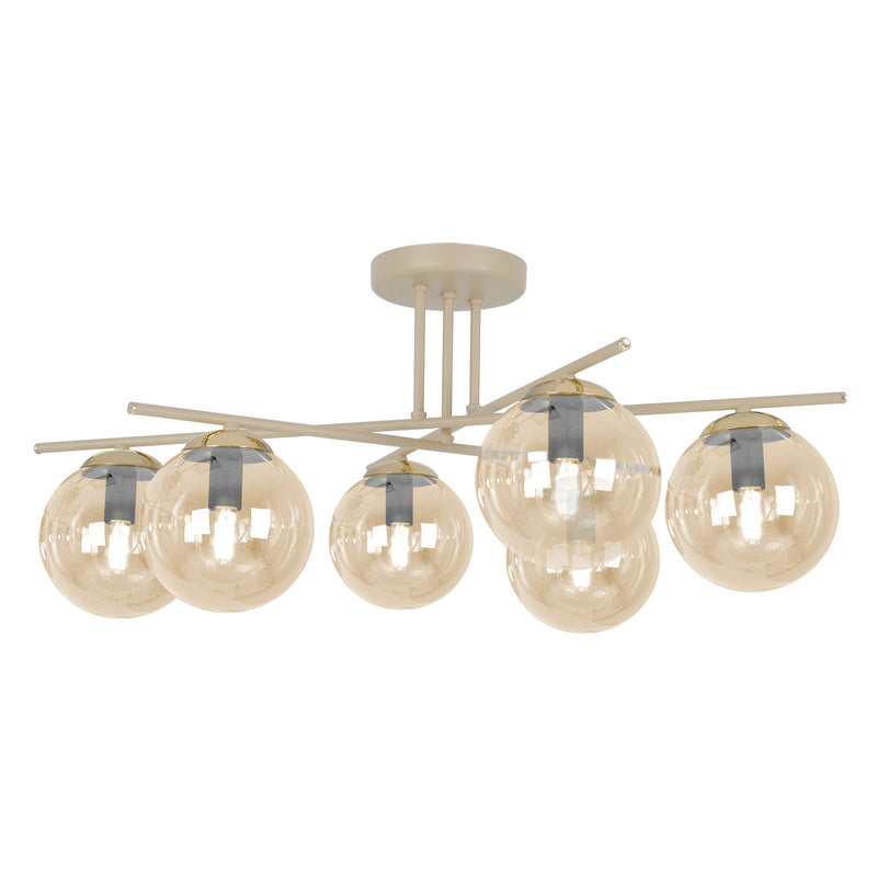 Kaja Felix 6L ceiling lamp E14 H 30.0cm
