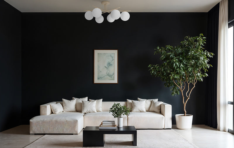 Kaja Savia 6L ceiling lamp E14 H 30.0cm