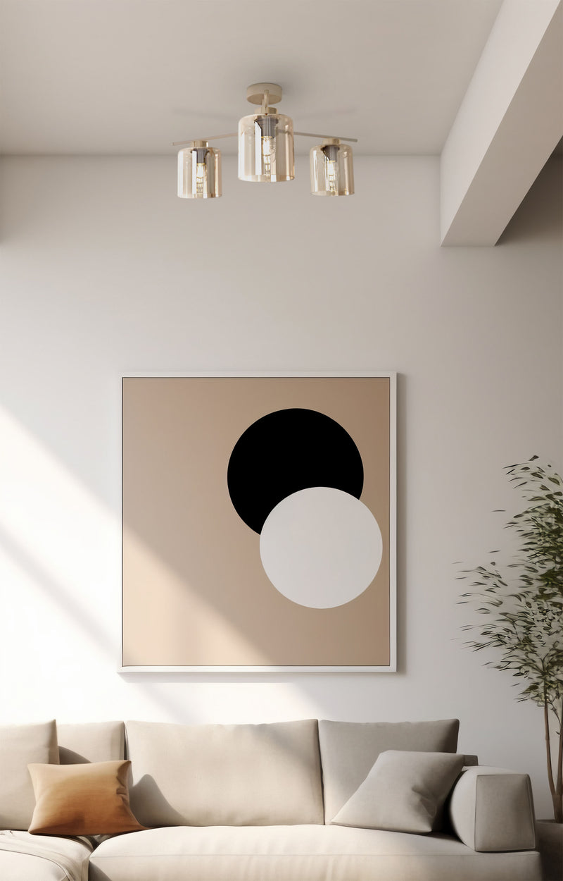 Kaja Vanes 3L ceiling lamp E27 H 29.0cm