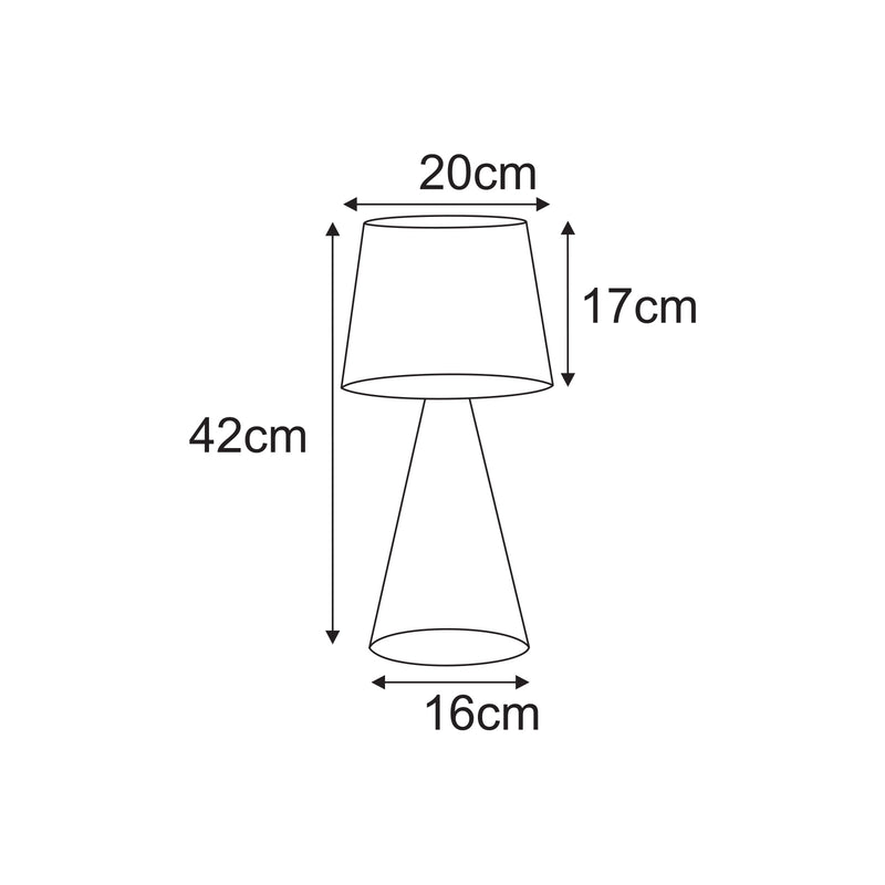 Kaja Livia 1L floor lamp E27 H 42.0cm