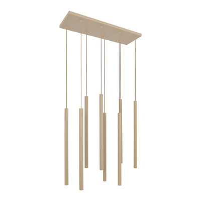 Kaja Suno 8L linear suspension pendant lamp G9 H 120.0cm