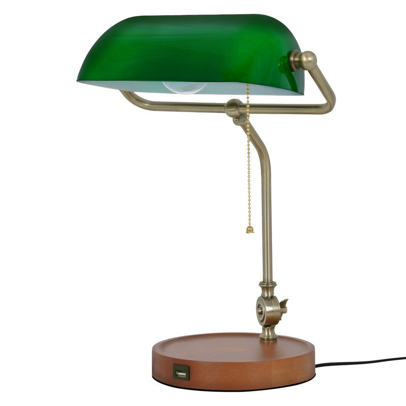 Kaja Bank 1L desk lamp E27 H 40.0cm