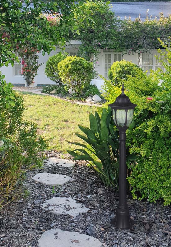 Kaja Vasco 1L street light E27 H 110.0cm