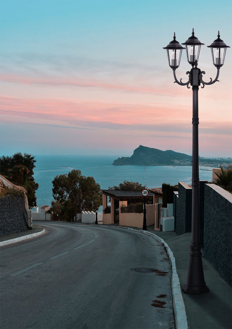 Kaja Standard 3L street light E27 H 233.0cm