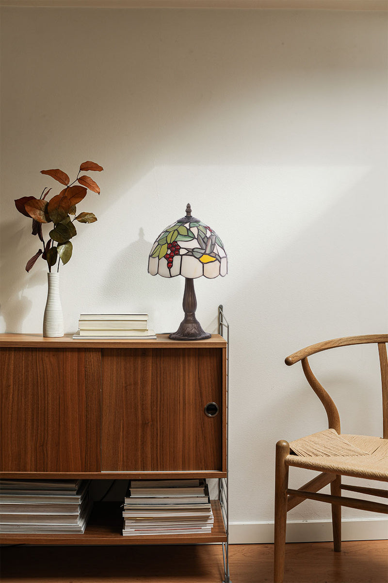 Kaja Teco 1L tiffany table lamp E14 H 36.0cm