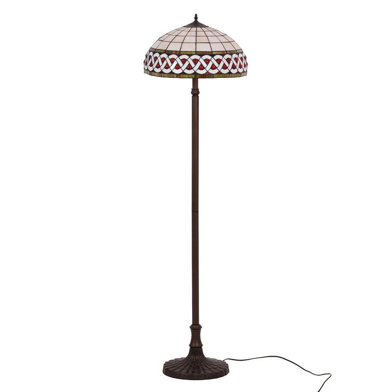Kaja Tifany 2L floor lamp E27 H 157.0cm