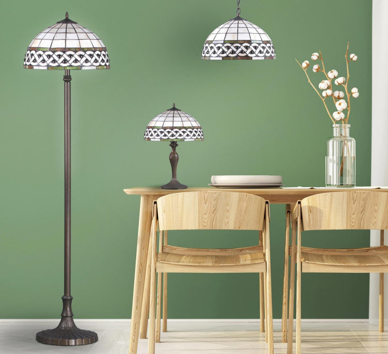 Kaja Tifany 1L tiffany table lamp E27 H 59.0cm