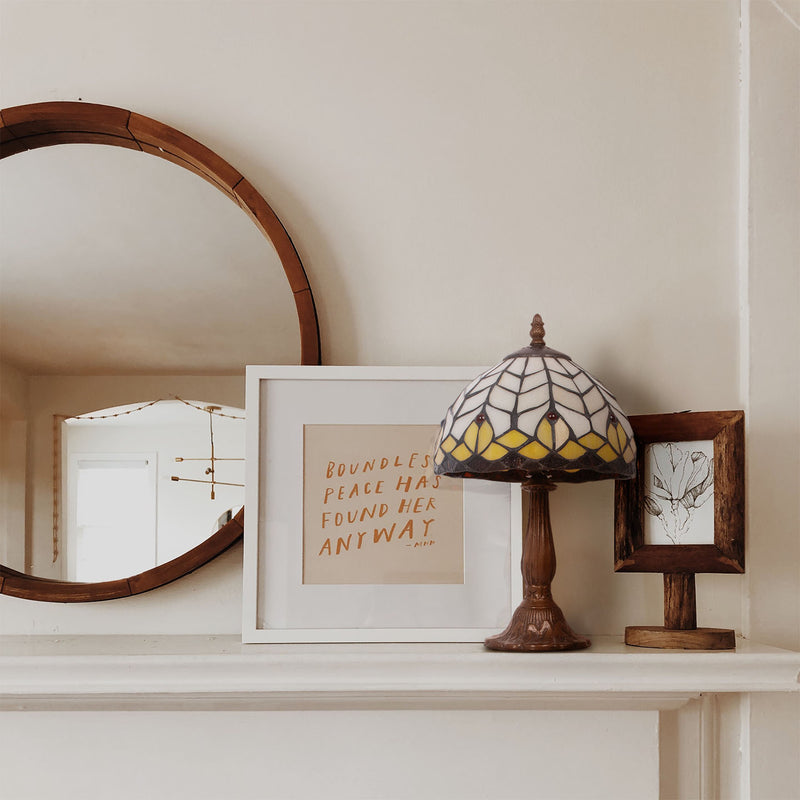 Kaja Sargan 1L tiffany table lamp E27 H 49.0cm