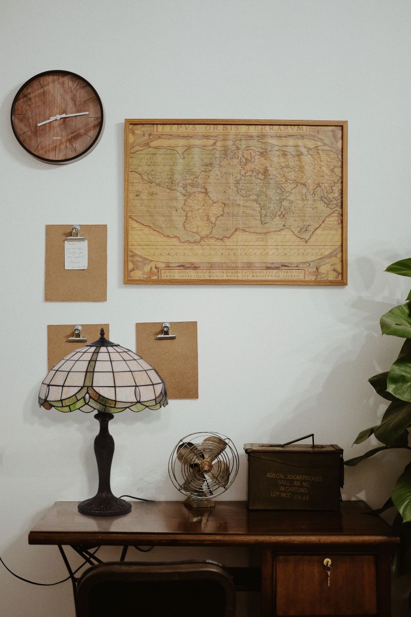 Kaja Papi 1L tiffany table lamp E27 H 62.0cm