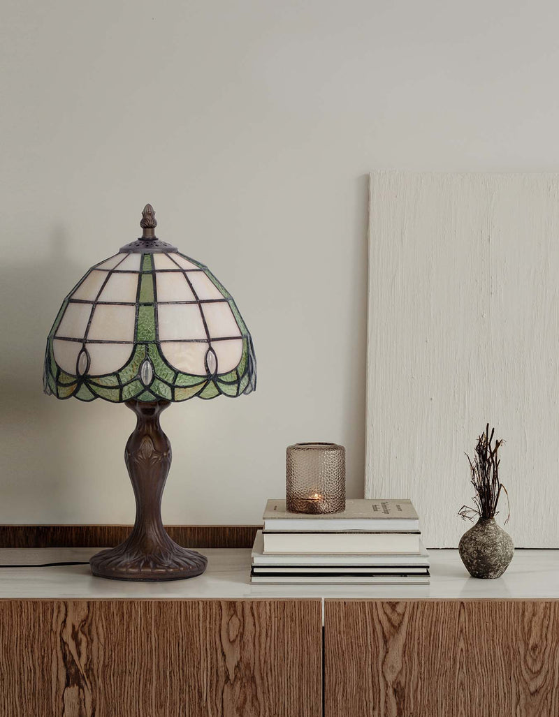 Kaja Papi 1L tiffany table lamp E14 H 36.0cm