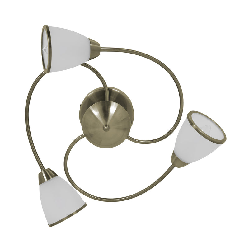 Kaja Plato 3L ceiling lamp E14 H 30.0cm