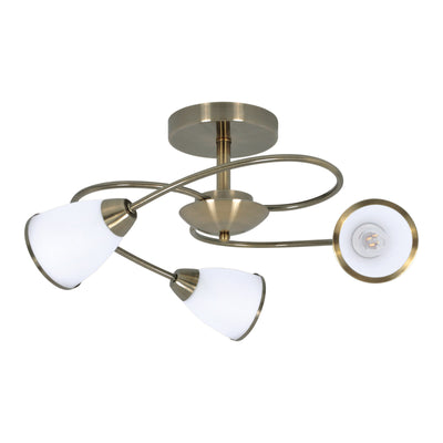 Kaja Plato 3L ceiling lamp E14 H 30.0cm