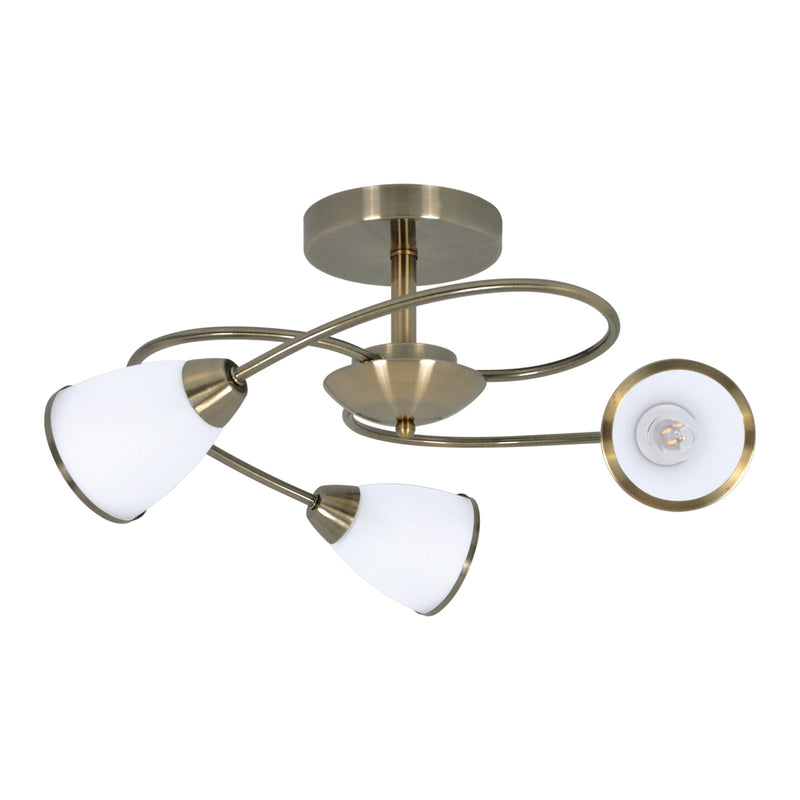 Kaja Plato 3L ceiling lamp E14 H 30.0cm