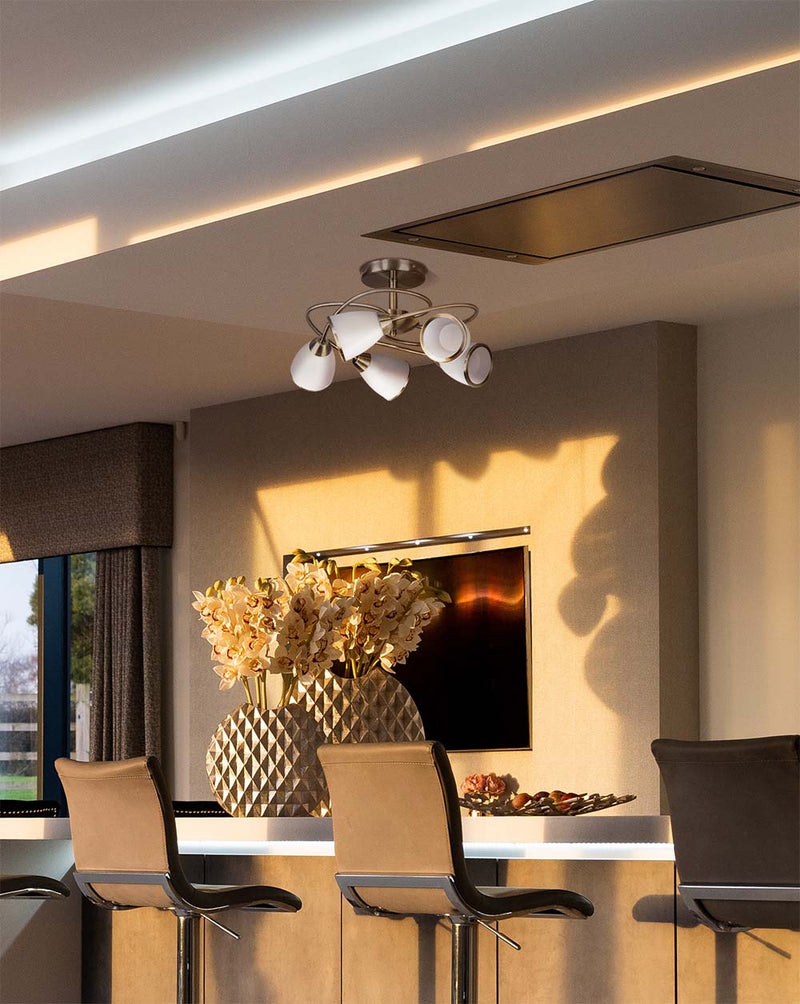 Kaja Plato 5L ceiling lamp E14 H 30.0cm