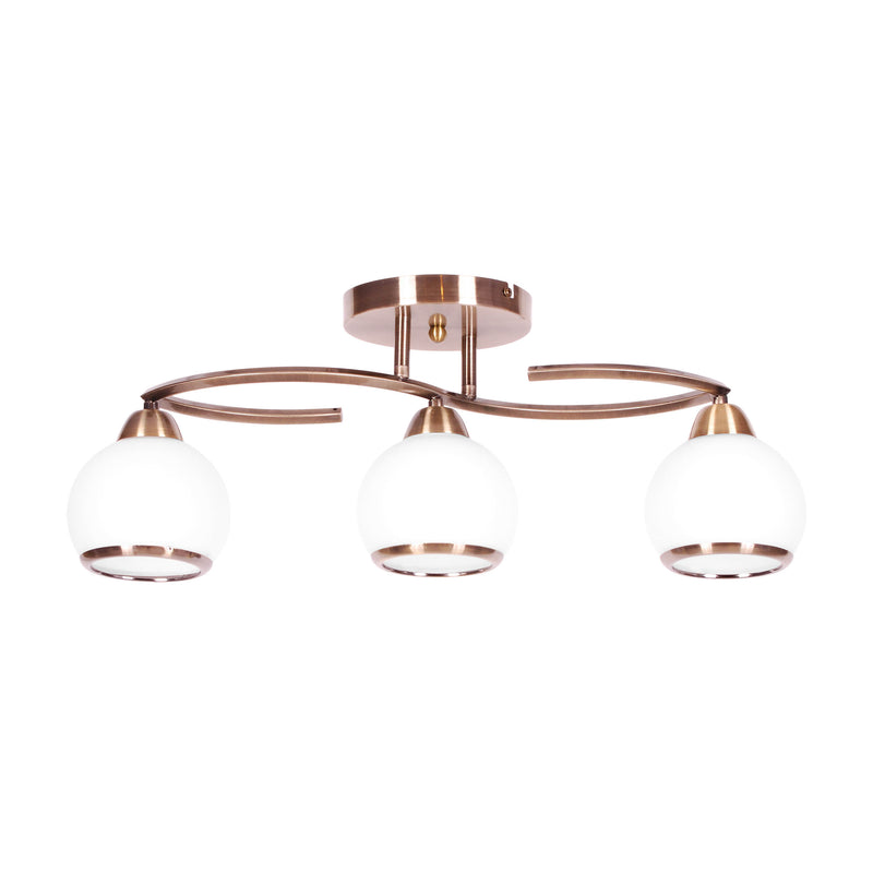 Kaja Lara 3L ceiling lamp E27 H 23.0cm