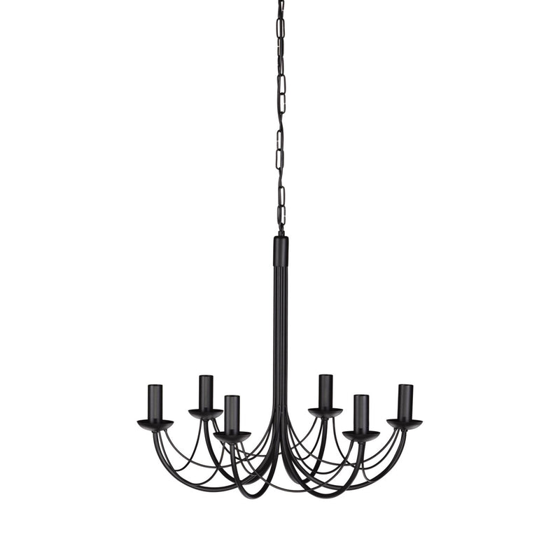 Kaja Perseo 6L chandelier E14 H 120.0cm