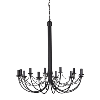 Kaja Perseo 12L chandelier E14 H 160.0cm