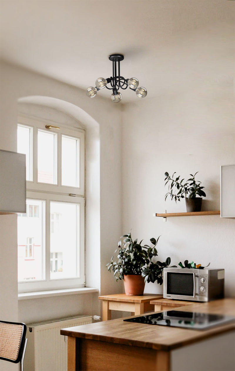 Kaja Deze 5L chandelier E27 H 31.0cm