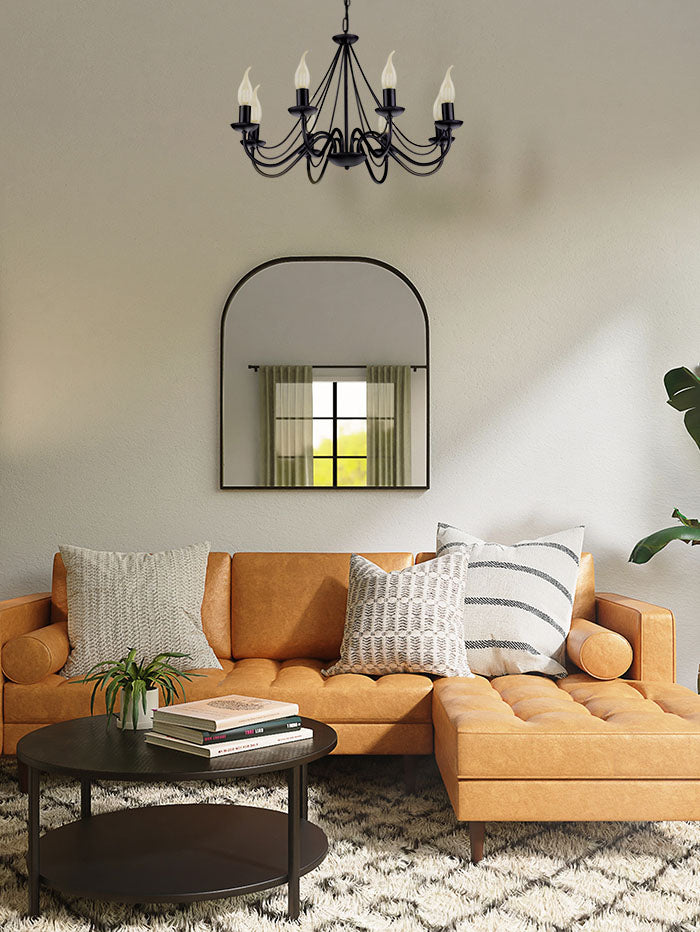 Kaja Bartez 8L chandelier E14 H 75.0cm