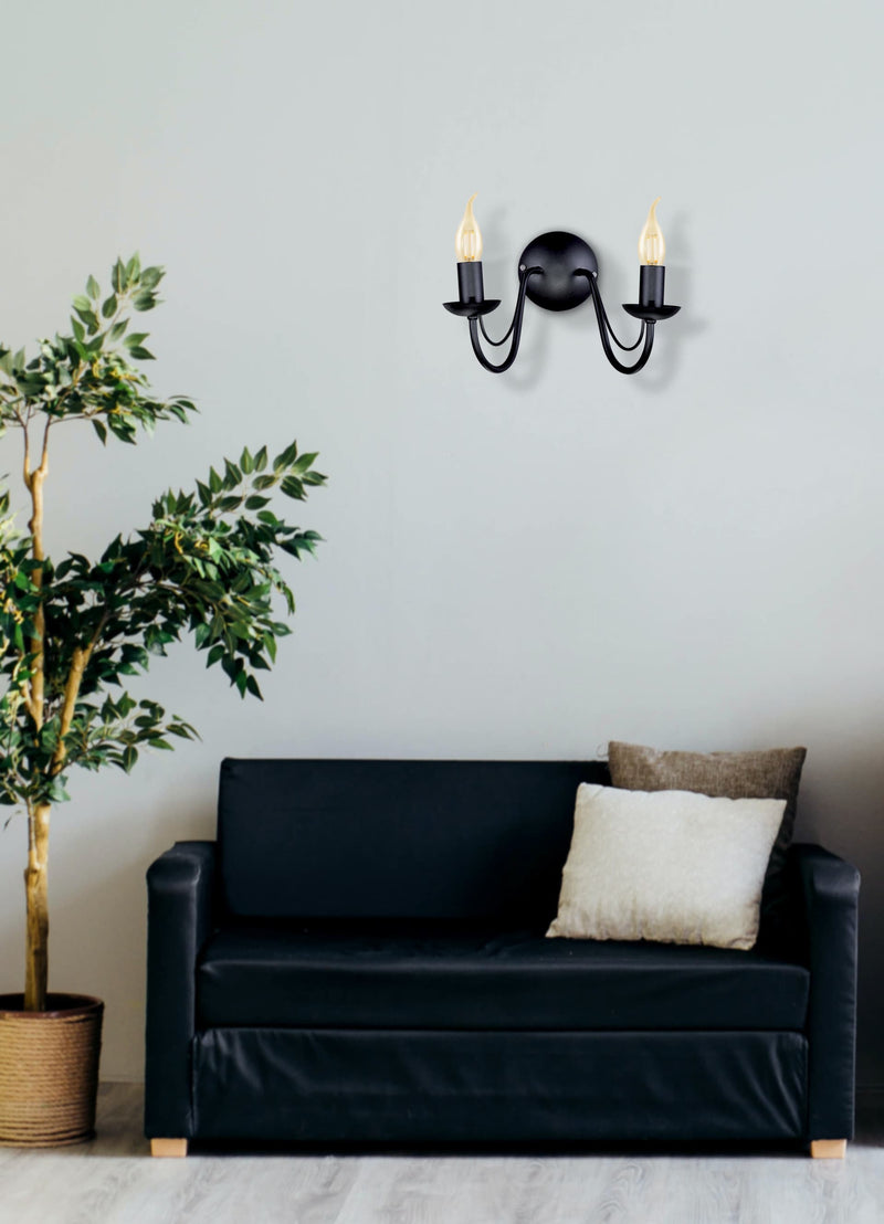 Kaja Bartez 2L wall sconce lamp E14 H 20.0cm