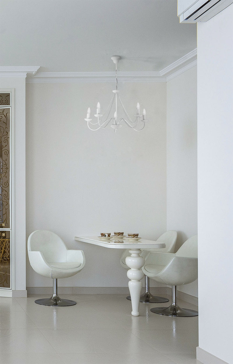 Kaja Bartez Ii 5L chandelier E14 H 75.0cm