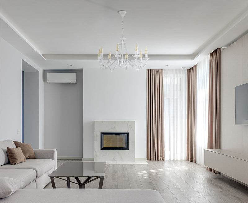 Kaja Bartez Ii 8L chandelier E14 H 75.0cm