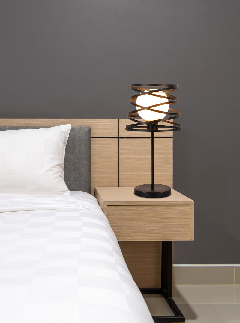 Candellux Akita 1L table lamp E14 H 42cm