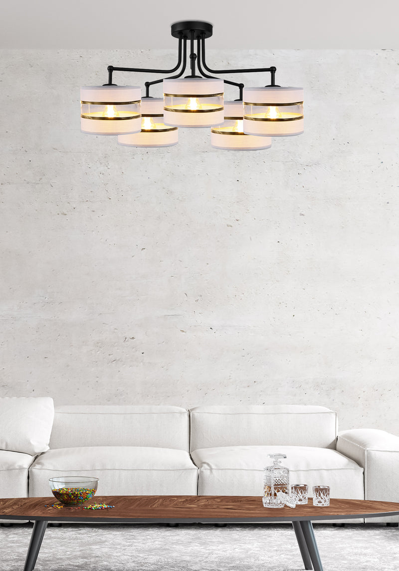 Candellux Andy 5L chandelier E27 D 72cm