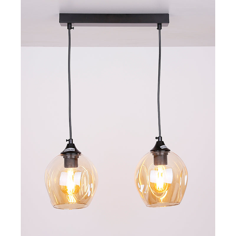 Candellux Aspa 2L linear suspension pendant lamp E27 W 48cm