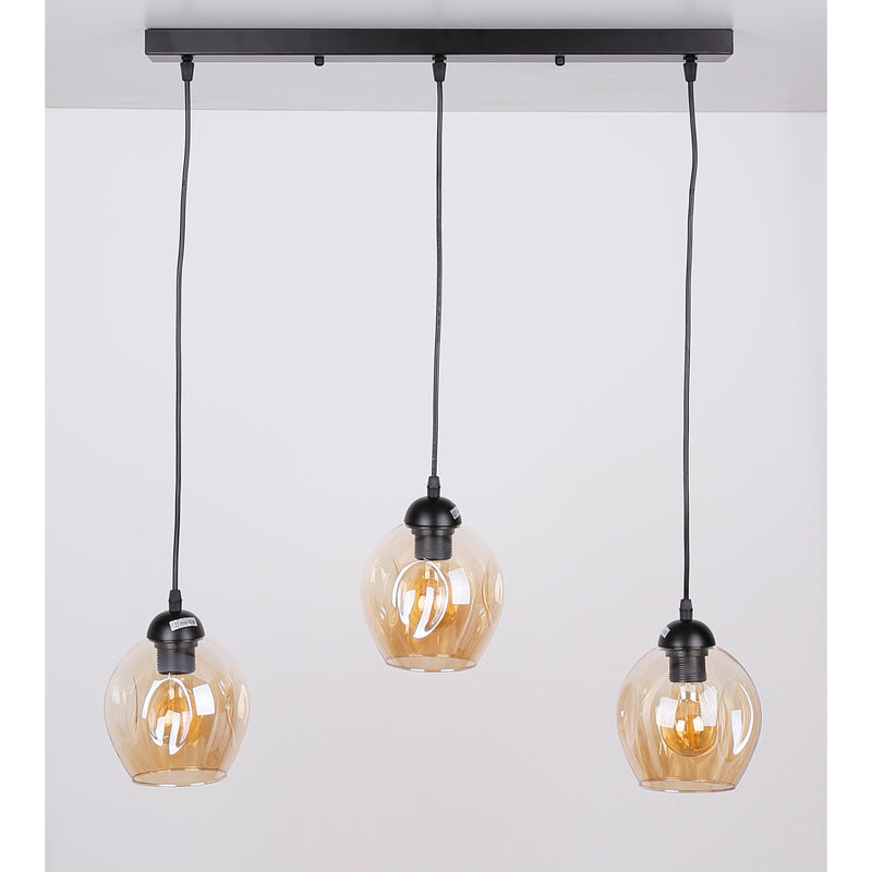 Candellux Aspa 3L linear suspension pendant lamp E27 W 70cm