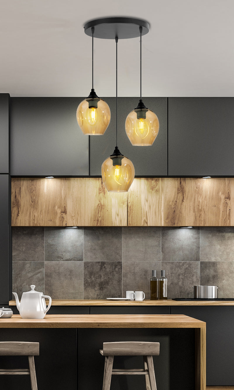 Candellux Aspa 3L pendant lamp E27 D 39cm