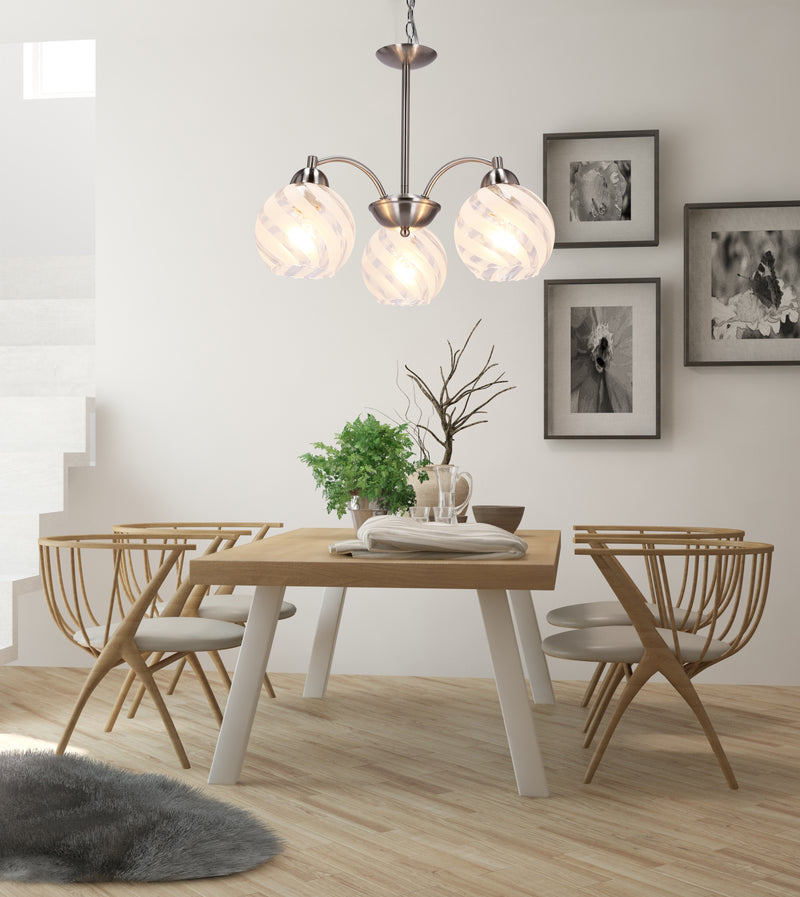 Candellux Baida 3L chandelier E27 D 40cm