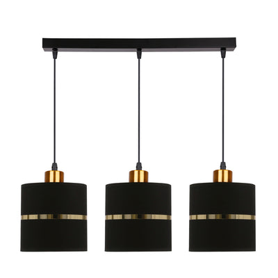 Candellux Assam 3L linear suspension pendant lamp E27 H 90cm