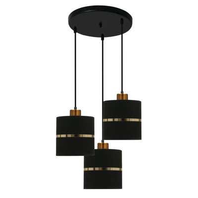Candellux Assam 3L pendant lamp E27 H 90cm