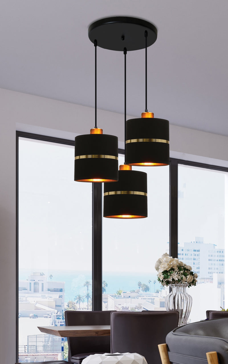 Candellux Assam 3L pendant lamp E27 D 40cm