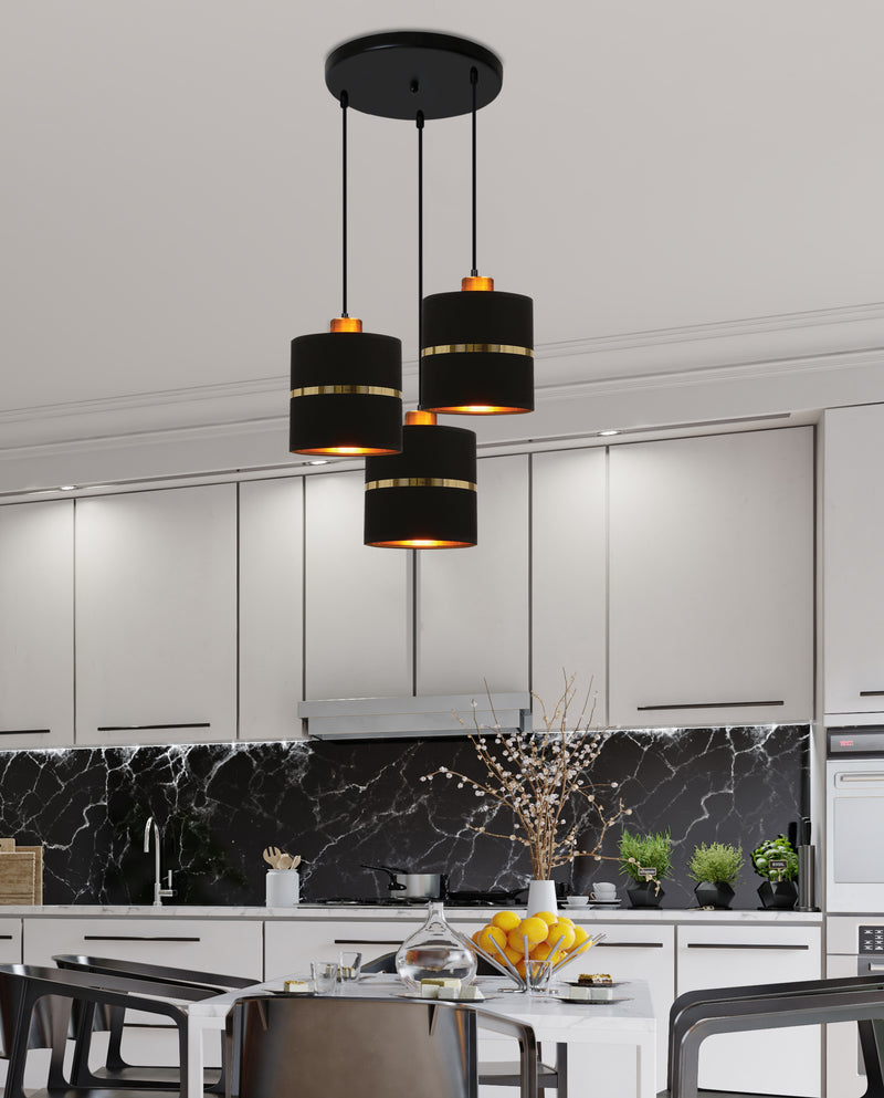 Candellux Assam 3L pendant lamp E27 D 40cm