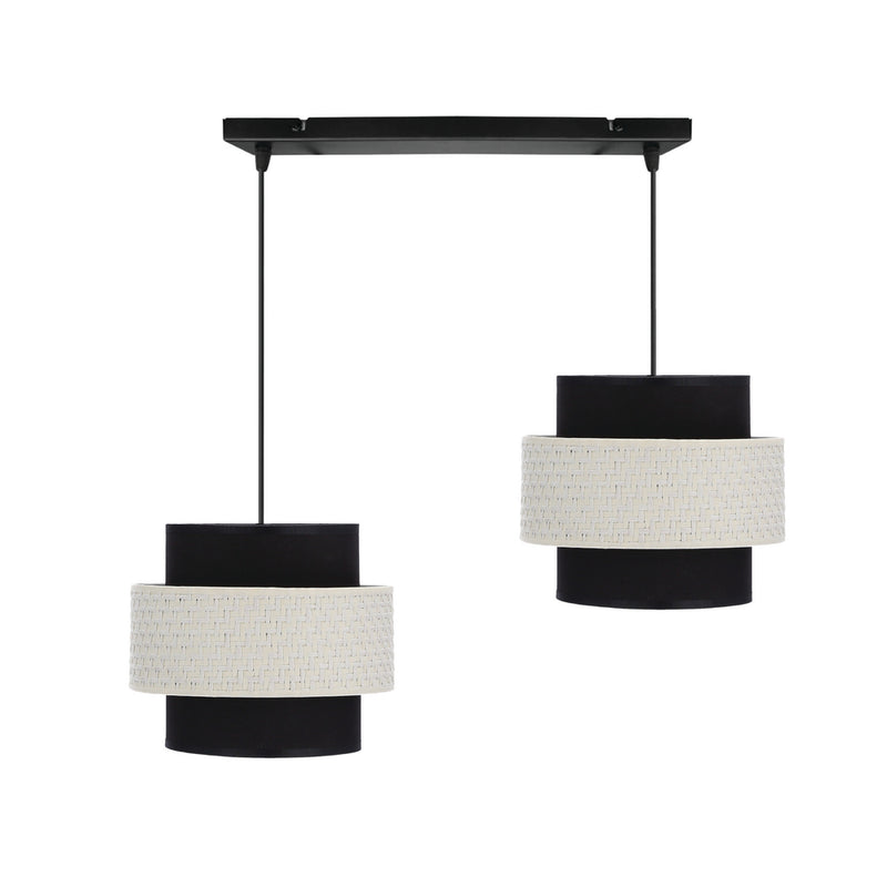 Candellux Benta 2L linear suspension pendant lamp E27 H 100cm