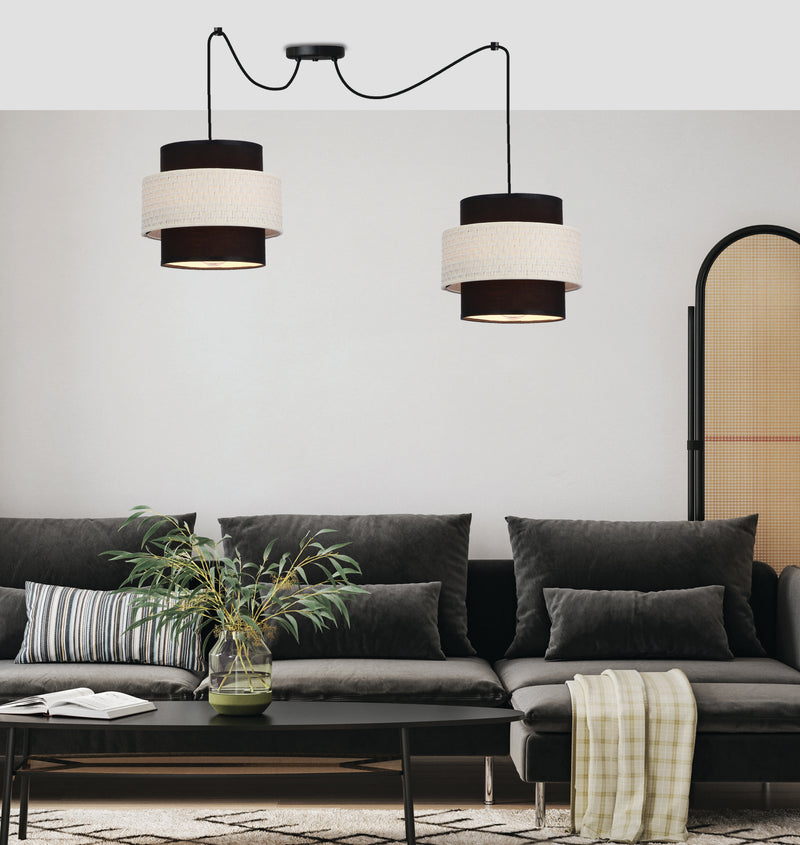 Candellux Benta 2L pendant lamp E27 D 100cm