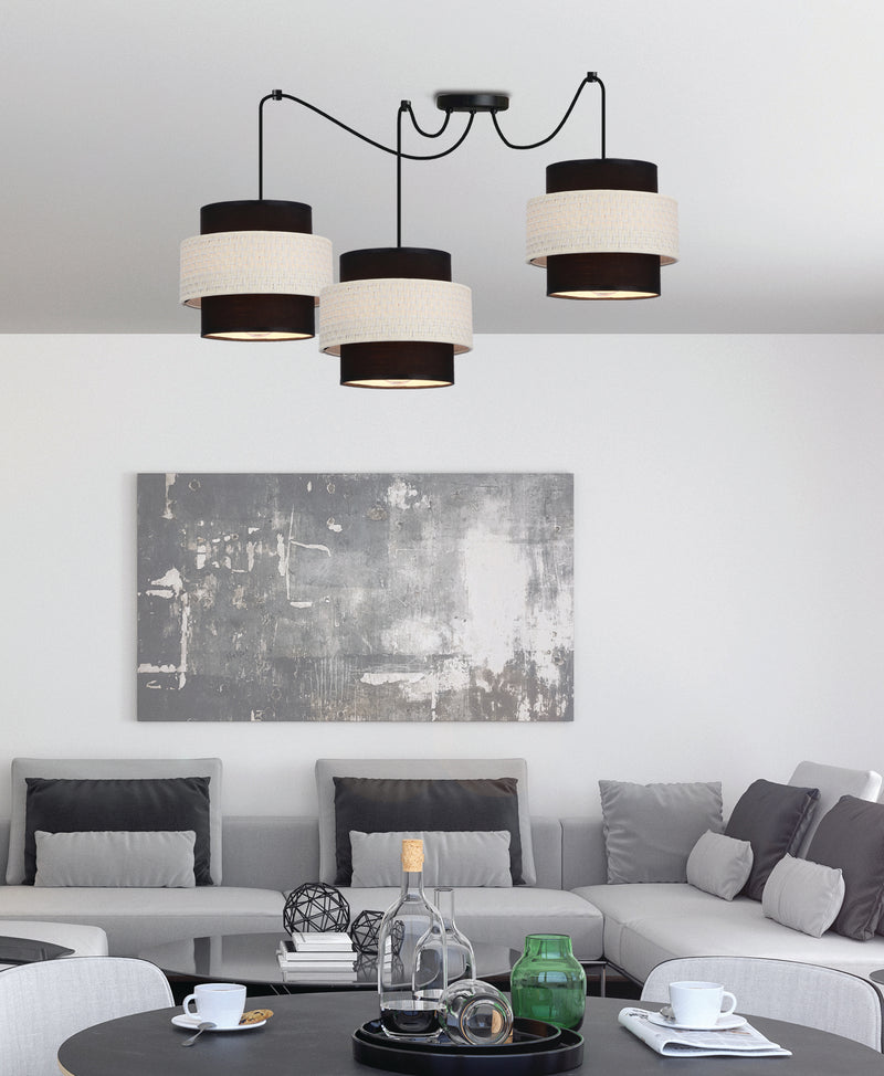 Candellux Benta 3L pendant lamp E27 D 100cm