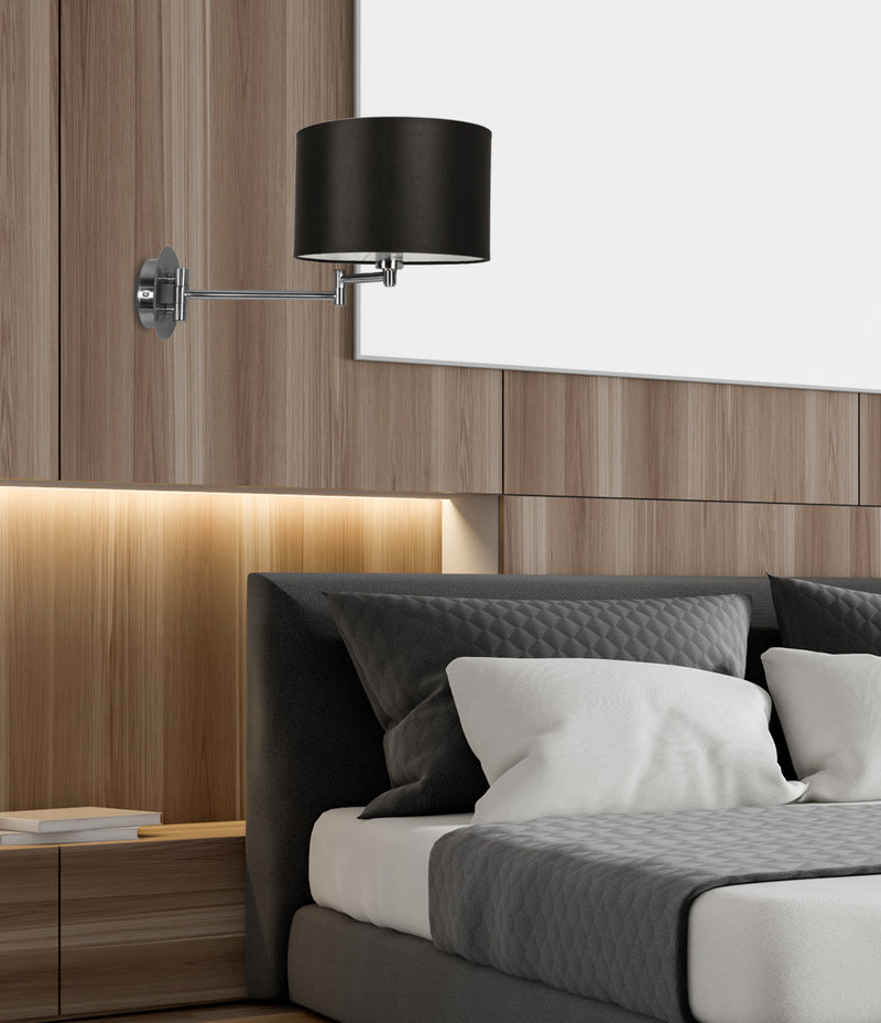Candellux Alexia 1L swing wall lamp E14 H 24cm