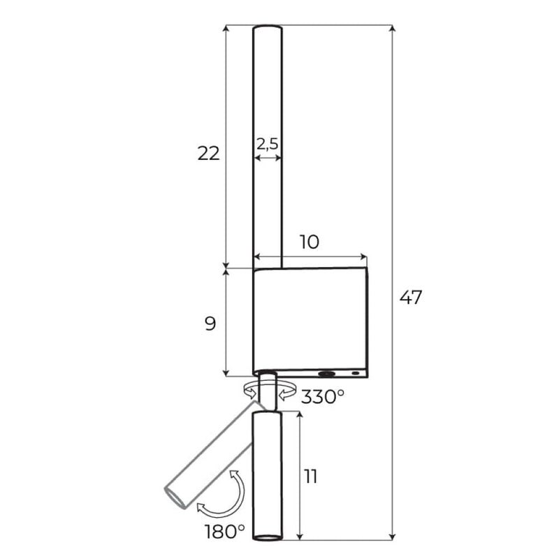 Maxlight Organic 2L accent wall lamp LED