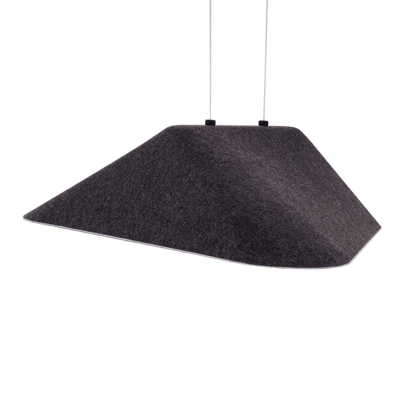 Maxlight Carbon 1L pendant lamp LED, black L 55cm