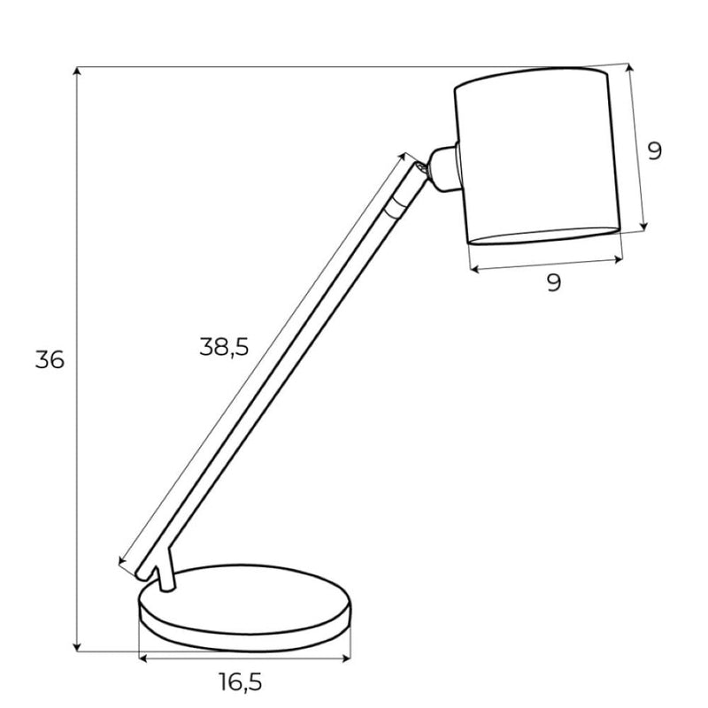 Maxlight Laxer 1L reading table lamp G9