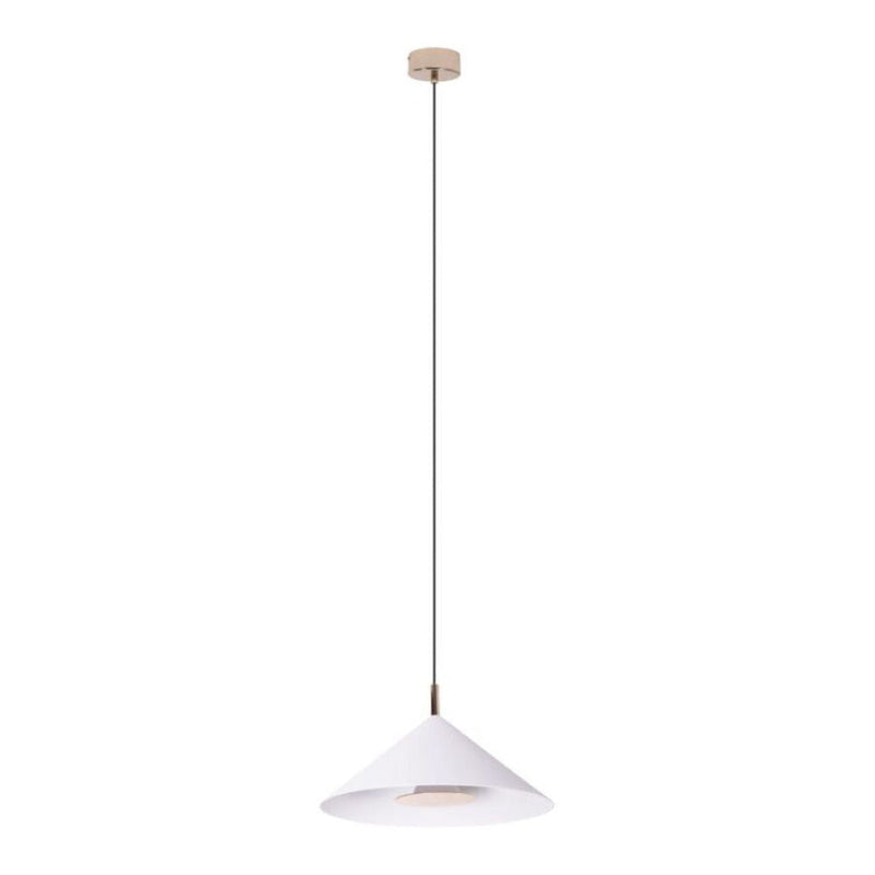 Maxlight Vulcano 1L pendant lamp D 30cm, white