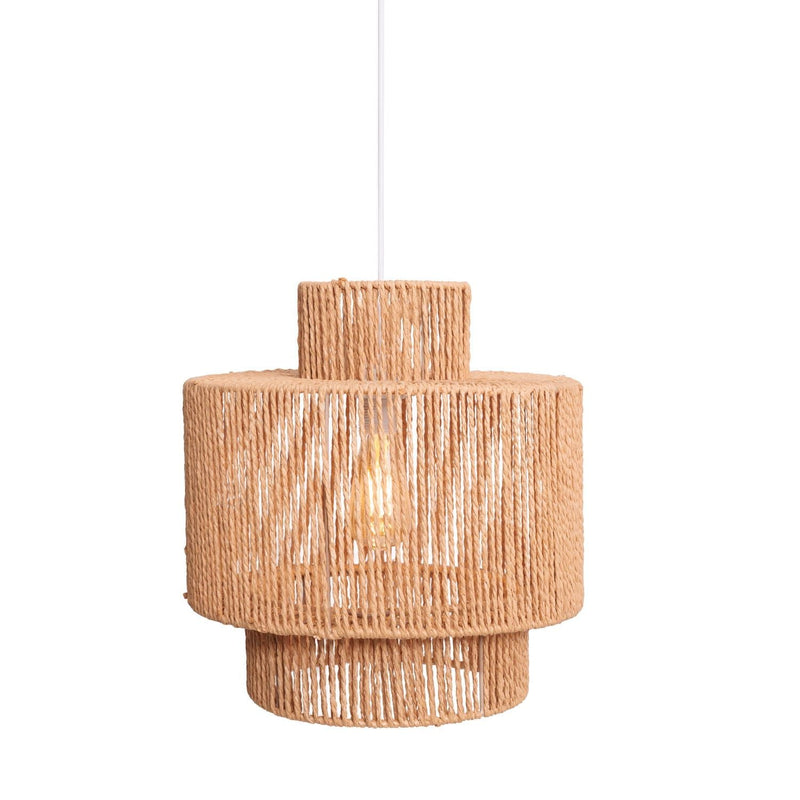 Maxlight Labriz 1L pendant lamp rattan natural