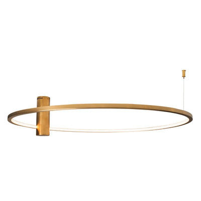 Maxlight Queen 1L pendant lamp LED, gold, D 80 cm